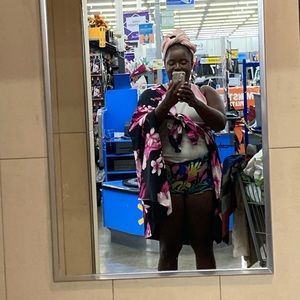 Shorts and Hawaiian Scarf